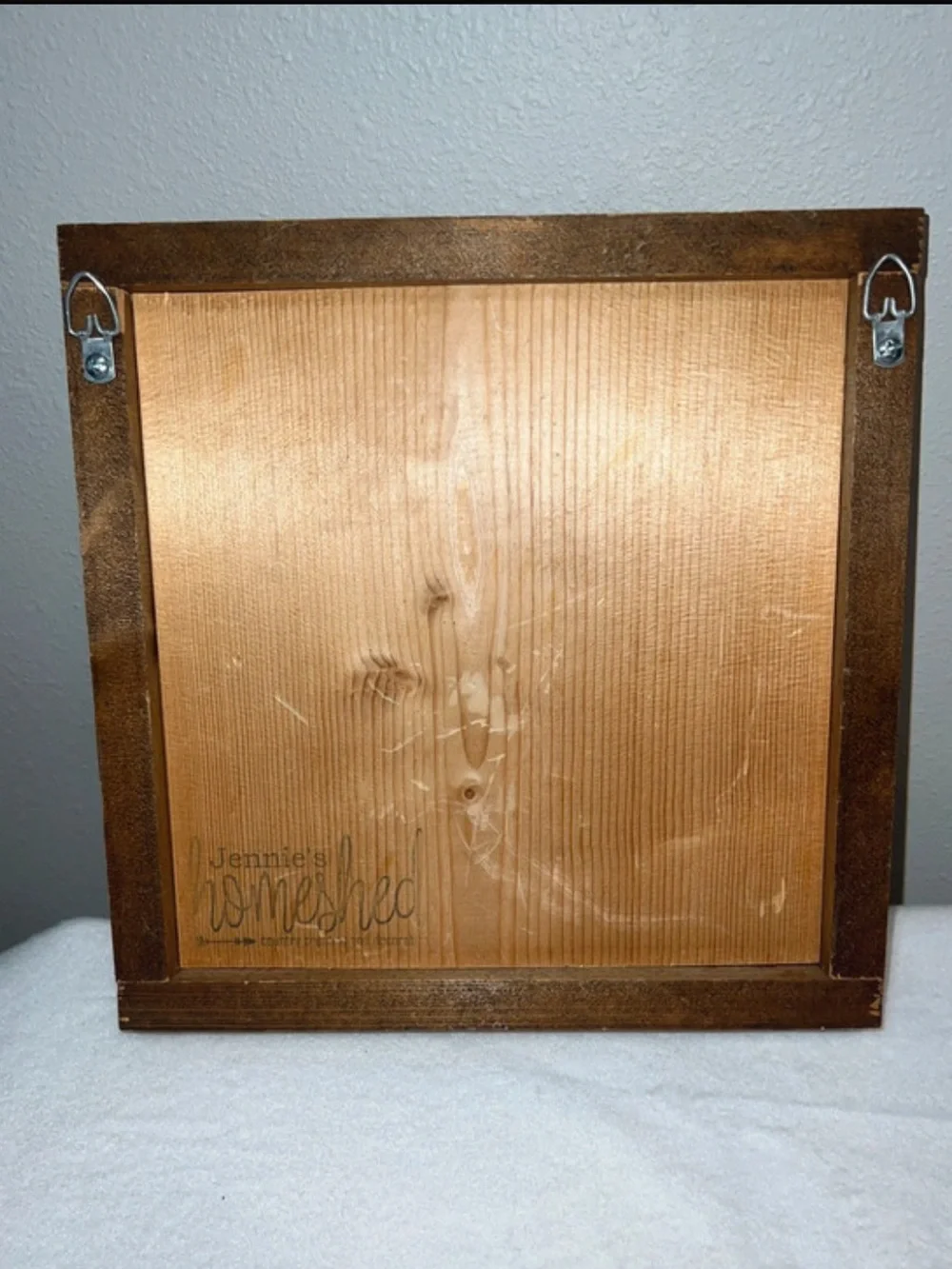 Rustic Farmhouse Wood Framed Moo Cow Sign Wall Decor